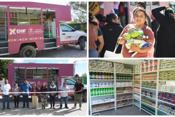 Tiendita Móvil del DIF acerca apoyos directos a familias de Los Nogales