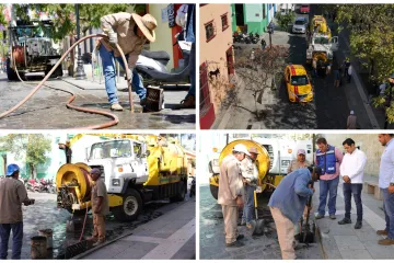 Exhorta Soapa a evitar descargar desechos orgánicos en la red pluvial del Centro Histórico