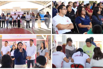 El Tren Bienestar del DIF Xoxocotlán otorgó servicios gratuitos a cientos de familias de La Soledad