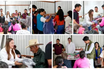 DIF Municipal de Oaxaca de Juárez lleva “Cobijando Corazones” a Santa Rosa Panzacola