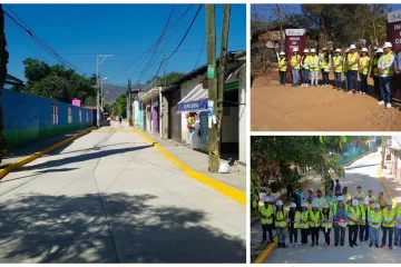 Con obras de agua y pavimentación Nancy Benítez atiende rezagos en Xoxocotlán