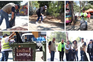 Seguridad y limpieza se refuerzan en el Centro Histórico de Oaxaca de Juárez