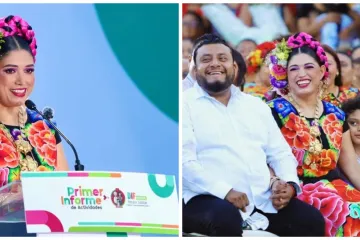 REYNA ALONSO RINDE SU PRIMER INFORME DE ACTIVIDADES AL FRENTE DEL DIF DE JUCHITÁN