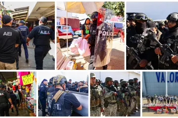 Realizan operativo contra pirotecnia en la Central de Abasto