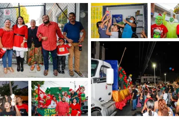 DIF Juchitán ofreció una tarde de convivencia familiar con la Caravana Navideña