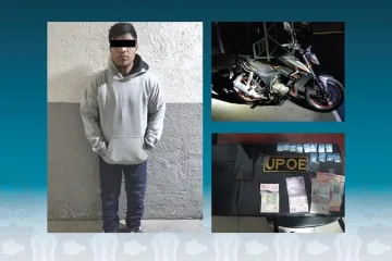 Detiene SSPC a masculino por delito contra la salud en San Jacinto Amilpas