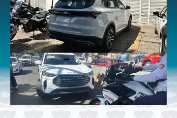 En acción conjunta, Policía Vial Estatal y C5i detienen a persona conductora de camioneta con reporte de robo activo