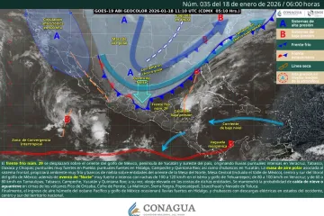 Frente frío número 29 mantendrá condiciones invernales severas en Oaxaca: Protección Civil 