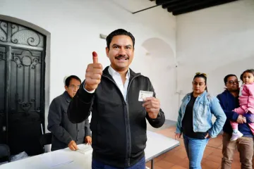 Ray Chagoya llama a participar y refrenda jornada en calma en Oaxaca de Juárez