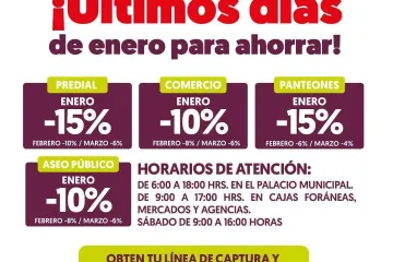 Últimos días de enero con descuentos mayores en el programa “Cumplir es Ahorrar”