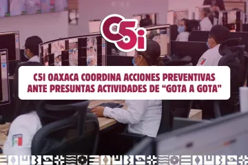 Colabora C5i Oaxaca en captura y traslado de persona presuntamente vinculada a cobros “gota a gota” en la Central de Abasto