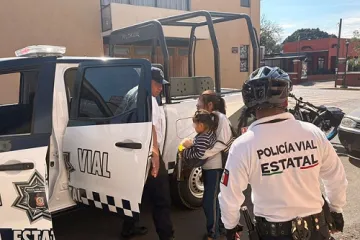 Localiza Policía Vial Estatal a personas mayor y menor de edad reportadas como desaparecidas