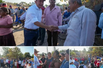 Platica Nino Morales, con sus paisanos de la Heroica Villa de San Blas Atempa*