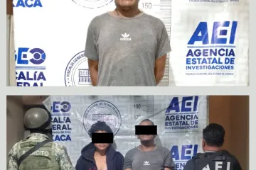 Fiscalía de Oaxaca captura a dos personas por robo de vehículo cometido en el Valle de Etla