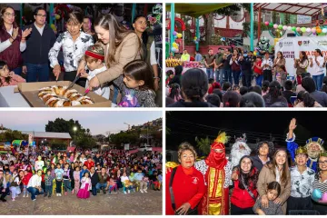 Ruta de Reyes lleva alegría a vecinitas y vecinitos de San Martín Mexicapam y San Juan Chapultepec