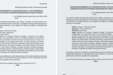 Habrá corte eléctrico de la CFE en municipios de la Costa 