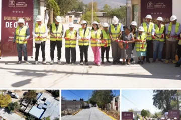 Arranca enero con progreso: Nancy Benítez Zarate entrega obras en colonias y agencia