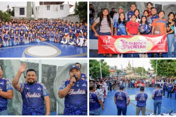 Abandera gobierno juchiteco a jóvenes deportistas que representarán al Istmo en fase estatal de juegos CONADE 2026 