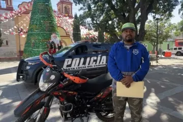 Una motocicleta más recuperada por la Policía Municipal de Santa Lucia del Camino