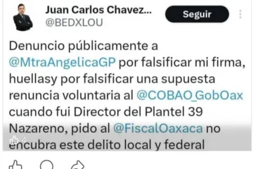 Según la dirección del COBAO, al director despedido, se le trató de indemnizar 