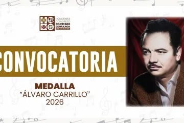 Convoca Congreso local a participar por la Medalla “Álvaro Carrillo” 2026
