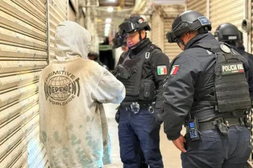 Operativo Luciérnaga en la Central de Abasto