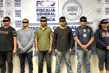 Trasladan a Valles Centrales a 7 detenidos en San Blas Atempa; célula dedicada al narcomenudeo