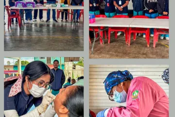 Jornada gratuita de salud bucal acerca atención odontológica a familias de Chicapa de Castro