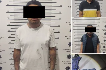 Asegura Policía Vial Estatal a 3 hombres con réplica de arma en la capital del estado