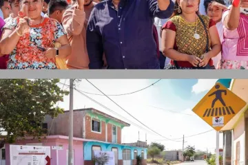 Miguel Quetu entrega pavimentación en calle Constitución, que mejora el camino y ayuda a evitar inundaciones