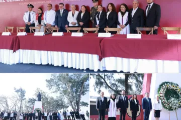 Poder Legislativo participa en ceremonia cívica por el CXCV aniversario luctuoso de Vicente Guerrero