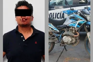 Policía Municipal detiene a una persona por el presunto robo de una motocicleta