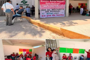 Alumnado de 6 planteles del Conalep se quedan sin clases