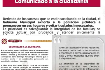 Municipios del Istmo llaman a la calma tras hechos violentos de grupos delincuenciales 