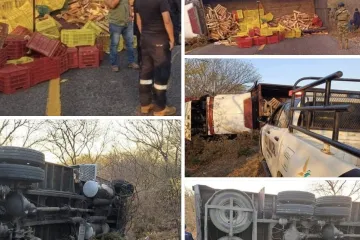 Reporta CEPCyGR cierre a la circulación en la carretera Tequisistlán–Tehuantepec por accidente vial