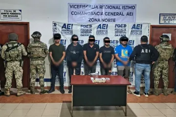 En menos de 48 horas, Fiscalía detiene a cinco probables responsables de cuádruple homicidio en el Istmo