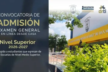 ¡La Convocatoria de Admisión UABJO 2026–2027, Examen General ya está disponible! 