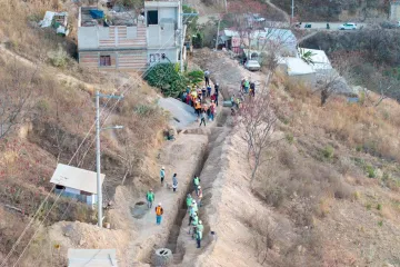 Trabajos que se ven, obras que se sienten, en colonia Los Ángeles, Pueblo Nuevo