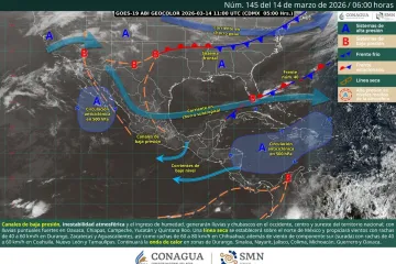 Persistirán condiciones para lluvias, chubascos y tormentas aisladas en Oaxaca