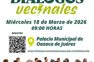  Súmate a los Diálogos Vecinales en Palacio Municipal este miércoles