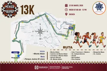 Alista Policía Vial Estatal dispositivo por Medio Maratón Raíces de Tierra