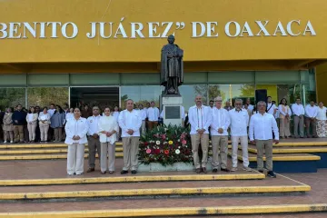 El legado de Juárez debe ser acción y congruencia: Rector Cristian Carreño 