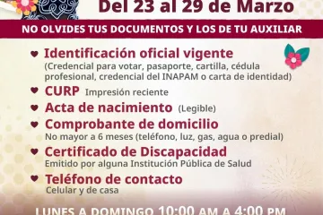 Arranca registro de incorporación para personas con discapacidad al programa Bienestar