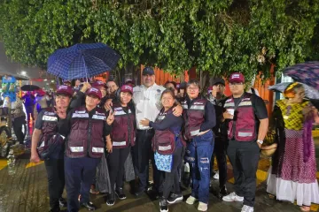 Senderos seguros en el Fraccionamiento El Rosario 