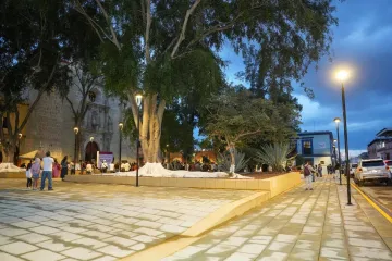 Inauguran atrio del templo de la Merced en Oaxaca capital