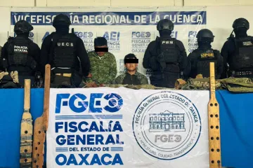 A prisión preventiva  dos hombres vinculados a célula delictiva que opera entre Oaxaca y Veracruz