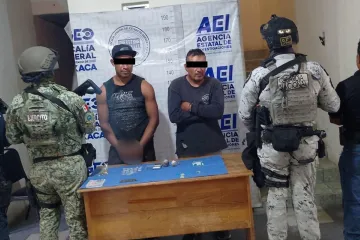 Desarticula punto de venta de drogas en Soledad Etla, hay dos detenidos: Fiscalía de Oaxaca