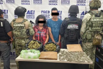 FGEO ejecuta cateo en la región Costa; hay dos personas detenidas y aseguramiento de presuntas drogas