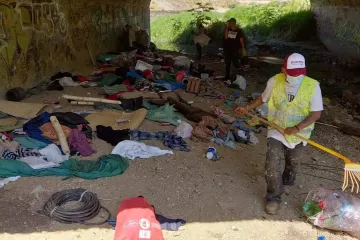 Continúan las labores de limpieza en el Río San Felipe