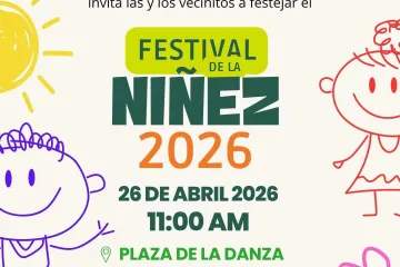 DIF Municipal invita al Festival de la Niñez 2026 en la Plaza de la Danza